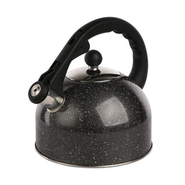 Altom Design Rock Fluitketel 2,5 L – RVS Antraciet Steenlook – Inductie & Alle Warmtebronnen