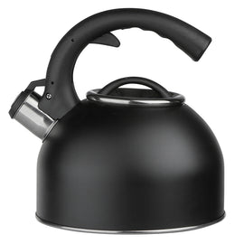 Altom Design Martin Fluitketel 2,7 L – RVS Mat Zwart – Chroom Accenten – Inductie & Alle Warmtebronnen