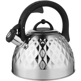 Florina Fenny Fluitketel 2,5 L – RVS Glanzend Zilver – Inductie & Alle Warmtebronnen