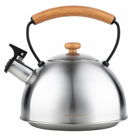 Florina Natura Line Fluitketel 2,3 L – RVS – Geborsteld Zilver – Inductie & Alle Warmtebronnen