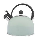 Altom Design Fluitketel RVS 2.5L – Glans Mint Groen – Voor Inductie – Met Fluitje & Koel Handvat – Alle Warmtebronnen