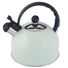 Afbeelding in Gallery-weergave laden, Altom Design Hot Drop Fluitketel 2,5 L – RVS – Glans Mint Groen – Inductie &amp; Alle Warmtebronnen