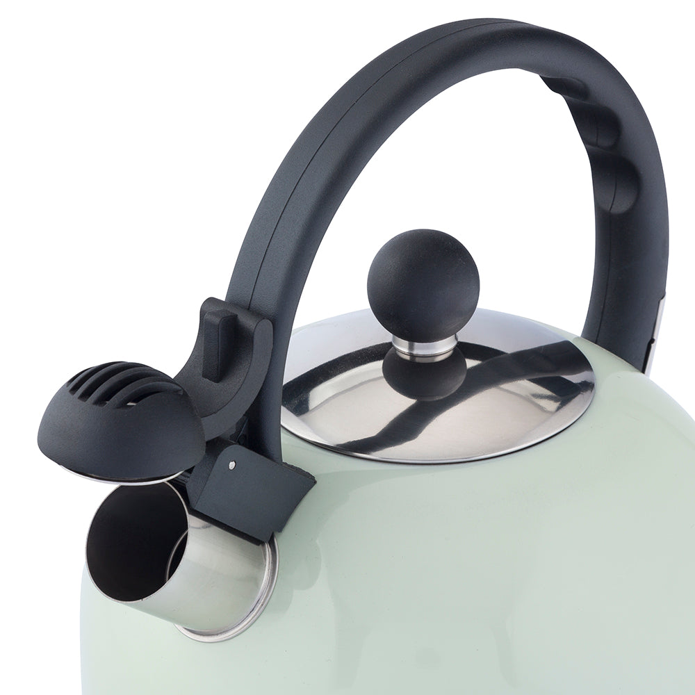 Altom Design Hot Drop Fluitketel 2,5 L – RVS – Glans Mint Groen – Inductie & Alle Warmtebronnen