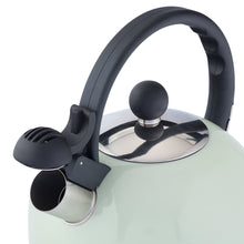 Afbeelding in Gallery-weergave laden, Altom Design Hot Drop Fluitketel 2,5 L – RVS – Glans Mint Groen – Inductie &amp; Alle Warmtebronnen