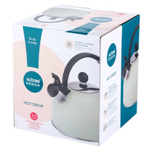 Afbeelding in Gallery-weergave laden, Altom Design Hot Drop Fluitketel 2,5 L – RVS – Glans Mint Groen – Inductie &amp; Alle Warmtebronnen