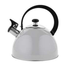 Florina Brillo Fluitketel 2,5L – RVS Lichtgrijs – Cool-Touch Handvat – Geschikt voor Inductie & Alle Warmtebronnen