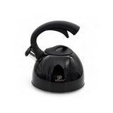 Meyerhoff RVS fluitketel 2,5 liter MH-4014 – Inductie fluitketel – Zwart – Met fluit – Hittebestendige handgreep – Voor gas en inductie