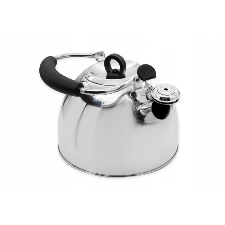 Meyerhoff RVS fluitketel 3 liter MH-4376 – Inductie fluitketel met inklapbaar handvat – Mat zilver – Traditioneel design