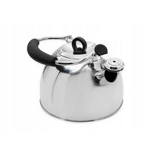 Afbeelding in Gallery-weergave laden, Meyerhoff RVS fluitketel 3 liter MH-4376 – Inductie fluitketel met inklapbaar handvat – Mat zilver – Traditioneel design