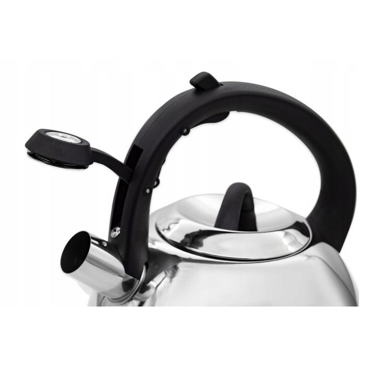 Meyerhoff fluitketel 3L MH-4149C – RVS inductie fluitketel – Zilverkleurig – Traditioneel design