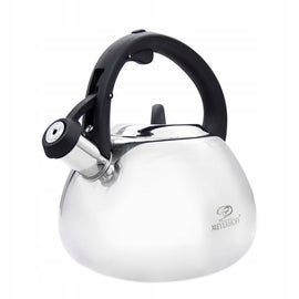 Meyerhoff fluitketel 3L MH-4149C – RVS inductie fluitketel – Zilverkleurig – Traditioneel design