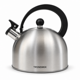Trendmix Fluitketel geborsteld RVS 2,5 Liter – Lichtgewicht – Cool-Touch Handvat – Geschikt Voor Inductie, Gas En Alle Warmtebronnen
