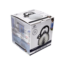 Afbeelding in Gallery-weergave laden, Meyerhoff RVS fluitketel 2,5 liter MH-105 – Inductie fluitketel – Wit – 3D reliëf design