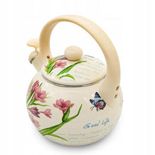 Afbeelding in Gallery-weergave laden, Meyerhoff Fluitketel 2,2 Liter – Emaille Waterketel – Inductie – Krokus
