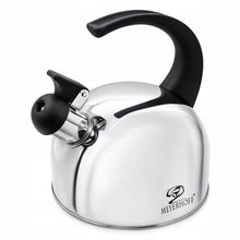 Afbeelding in Gallery-weergave laden, Meyerhoff Fluitketel 1,5 Liter – RVS Waterketel met Fluitje – Inductie – Zilver
