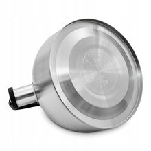 Afbeelding in Gallery-weergave laden, Meyerhoff RVS fluitketel 2,5 liter MH-4156D – Inductie fluitketel voor gas en inductie – Zilverkleurig – Tijdloos en elegant design