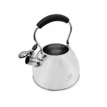 Afbeelding in Gallery-weergave laden, Meyerhoff RVS fluitketel 3 liter MH-4376 – Inductie fluitketel met inklapbaar handvat – Mat zilver – Traditioneel design