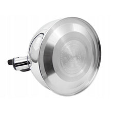 Afbeelding in Gallery-weergave laden, Meyerhoff RVS fluitketel 2,5 liter MH-4061A – Inductie fluitketel – Mat zilver – Opklapbaar handvat – Met fluit – Voor gas en inductie