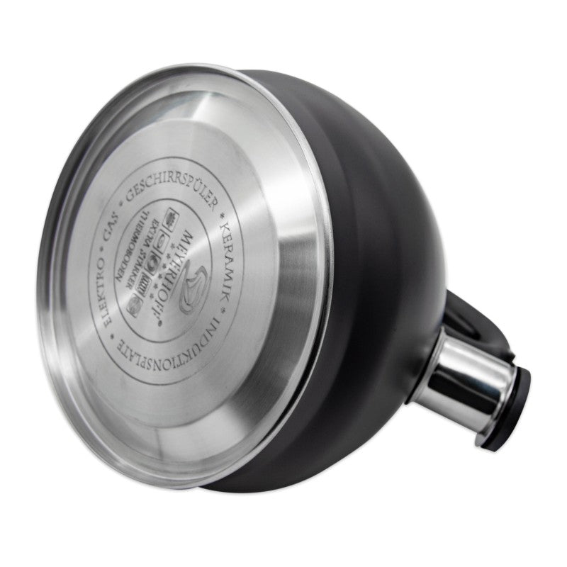 Meyerhoff RVS fluitketel 1,8 liter MH-4046E – Inductie fluitketel – Matzwart – Compact modern design