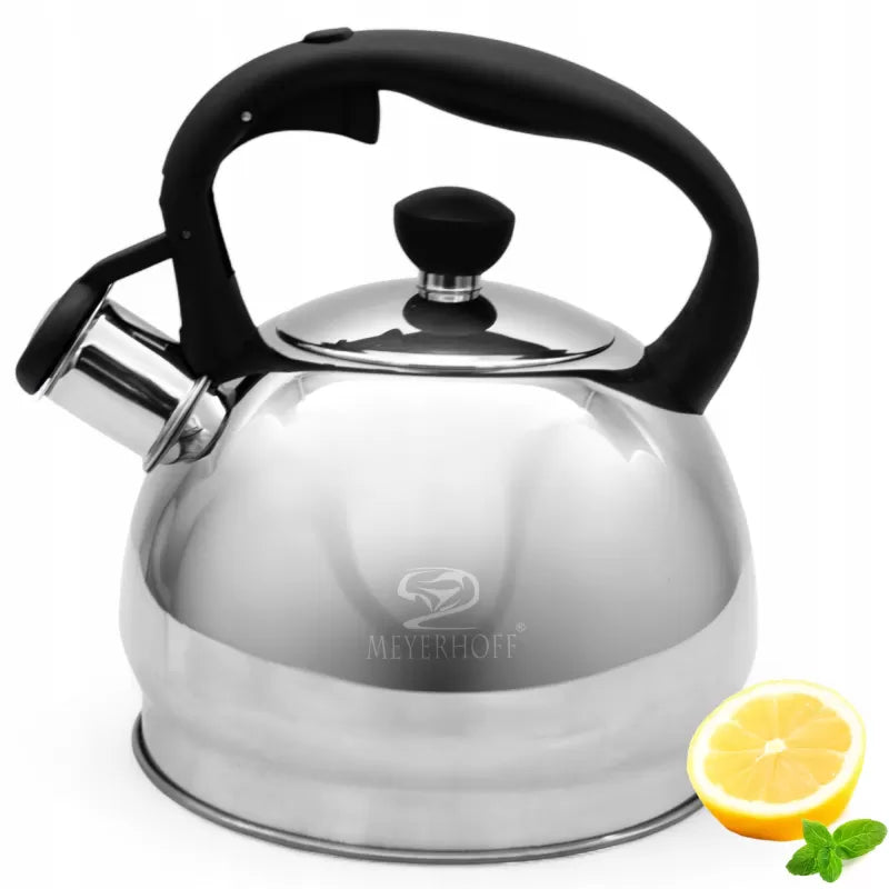 Meyerhoff RVS fluitketel 1,8 liter MH-4048A – Inductie fluitketel – Zilver – Compact en elegant design