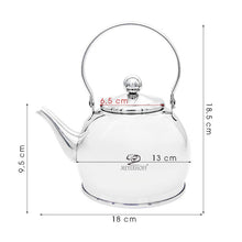 Afbeelding in Gallery-weergave laden, Meyerhoff RVS theeketel 1 liter MH-4327B – Inductie waterketel – Met theezeef – Zilver – Opklapbaar handvat