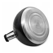 Afbeelding in Gallery-weergave laden, Meyerhoff RVS fluitketel 3 liter MH-4049 – Inductie fluitketel – Matzwart – Modern design