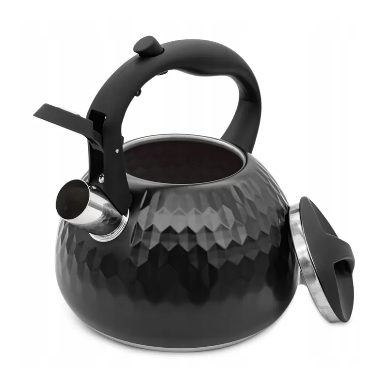 Meyerhoff RVS fluitketel 3 liter MH-4049 – Inductie fluitketel – Matzwart – Modern design