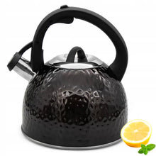 Afbeelding in Gallery-weergave laden, Meyerhoff fluitketel 3L – RVS inductie fluitketel – Zwart – Modern en elegant design