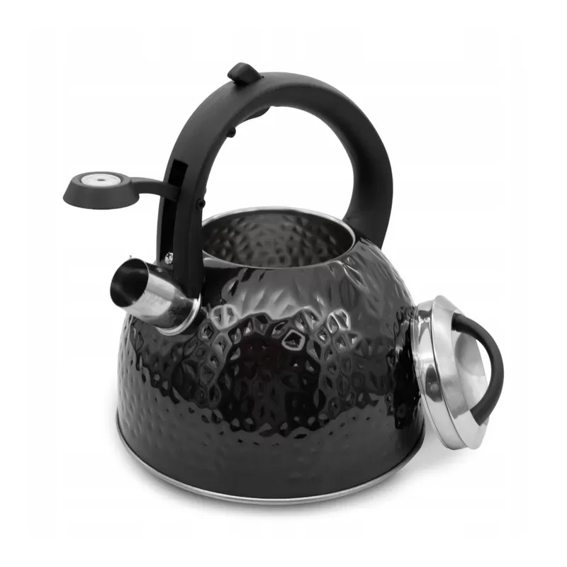 Meyerhoff fluitketel 3L – RVS inductie fluitketel – Zwart – Modern en elegant design