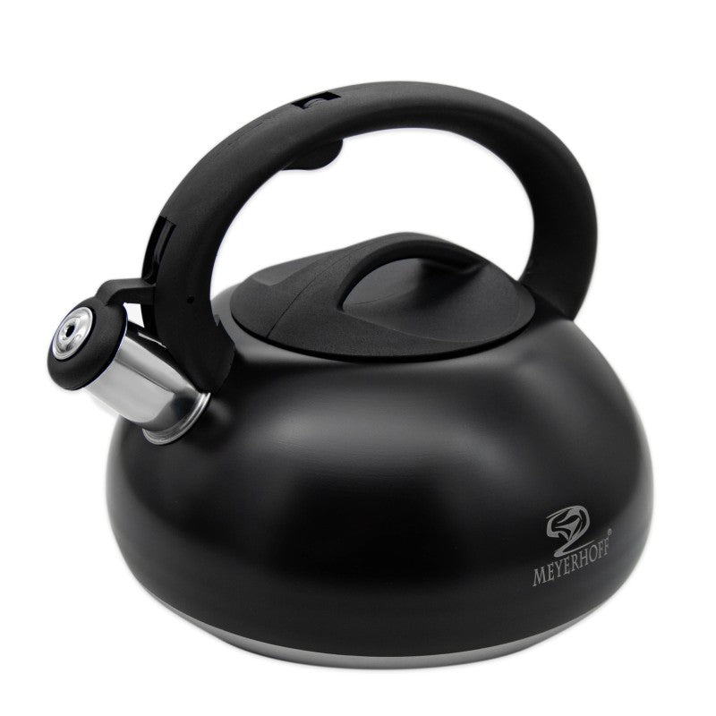 Meyerhoff RVS fluitketel 3 liter MH-4015 – Inductie fluitketel – Matzwart – Modern elegant design