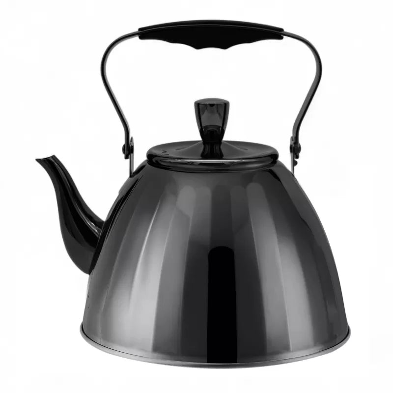 Meyerhoff RVS waterketel 3 liter MH-4528A – Inductie waterkoker – Glanzend zwart – Opklapbaar handvat – Zonder fluit