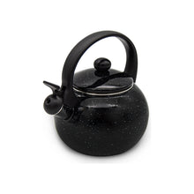 Afbeelding in Gallery-weergave laden, Meyerhoff Fluitketel 2,2L – Zwart Emaille – Inductie Fluitketel – Met Fluitje – Voor Alle Warmtebronnen – Theepot Look