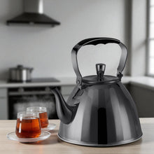 Afbeelding in Gallery-weergave laden, Meyerhoff RVS waterketel 3 liter MH-4528A – Inductie waterkoker – Glanzend zwart – Opklapbaar handvat – Zonder fluit