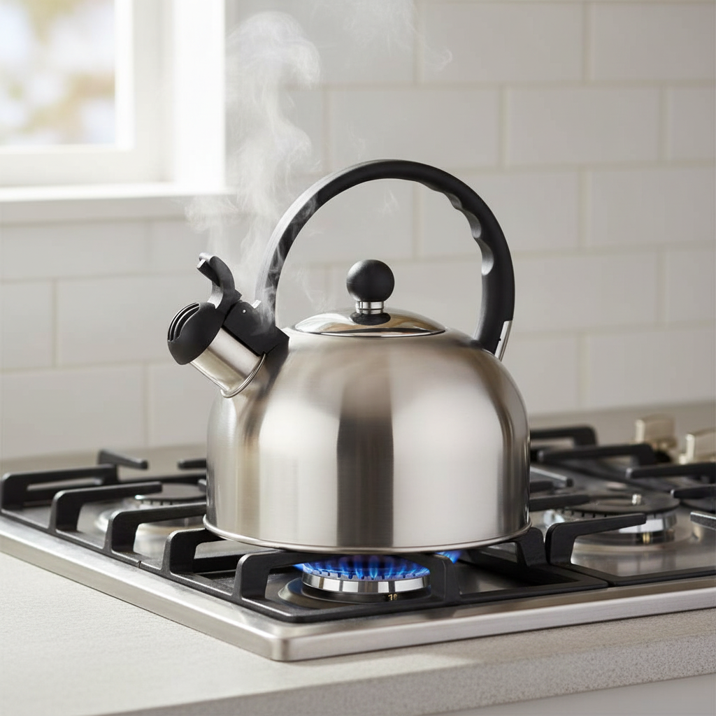 Altom Design Daily Fluitketel 2,5 L – RVS – Geborsteld Zilver – Inductie & Alle Warmtebronnen