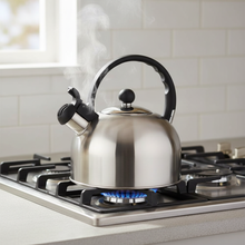 Afbeelding in Gallery-weergave laden, Altom Design Daily Fluitketel 2,5 L – RVS – Geborsteld Zilver – Inductie &amp; Alle Warmtebronnen