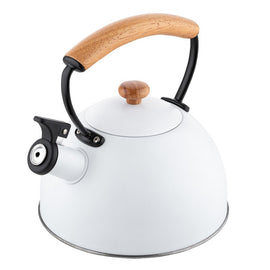 Florina Natura Line Fluitketel 2,3 L – RVS – Wit – Inductie & Alle Warmtebronnen