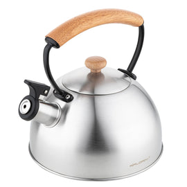 Florina Natura Line Fluitketel 2,3 L – RVS – Geborsteld Zilver – Inductie & Alle Warmtebronnen