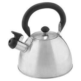 Florina Acero Fluitketel Inductie 2.5L – Gepolijst RVS Zilver – Inklapbaar Cool-Touch Handvat & Kantelbare Fluitdop – Luxe RVS Theeketel voor Alle Warmtebronnen